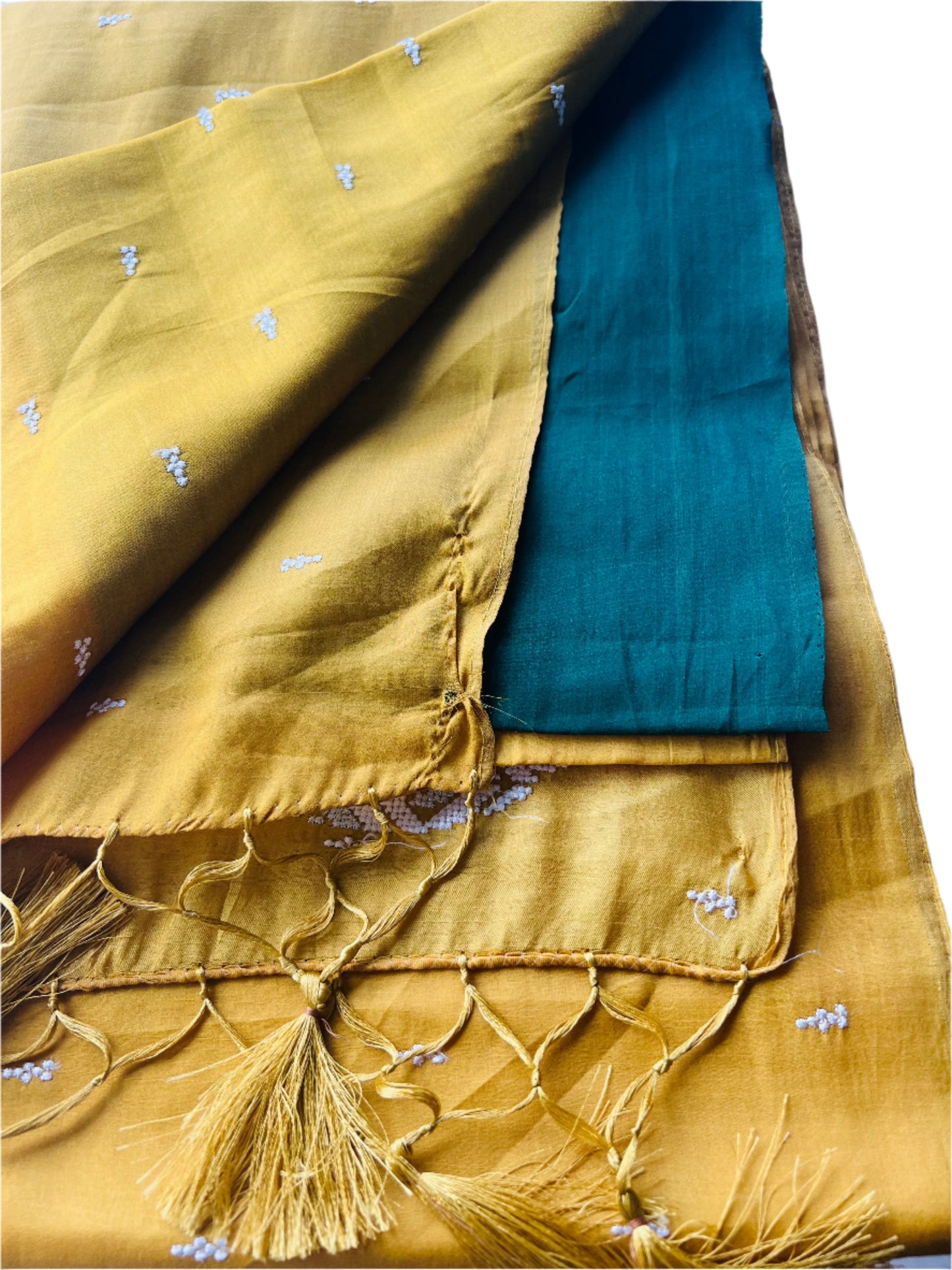 Designer Saree- Mustard