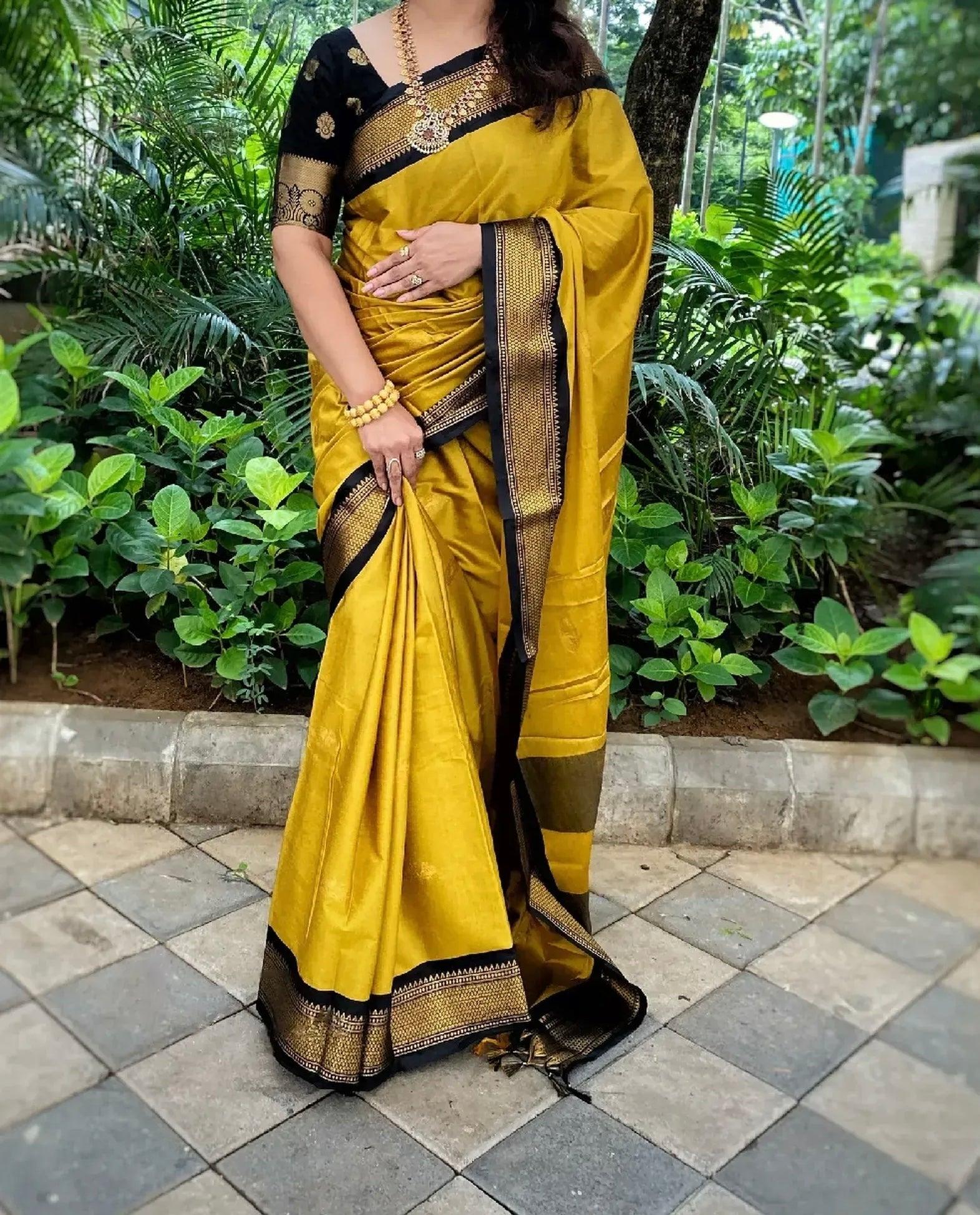 Sico silk cotton saree - Indiakart Boutique
