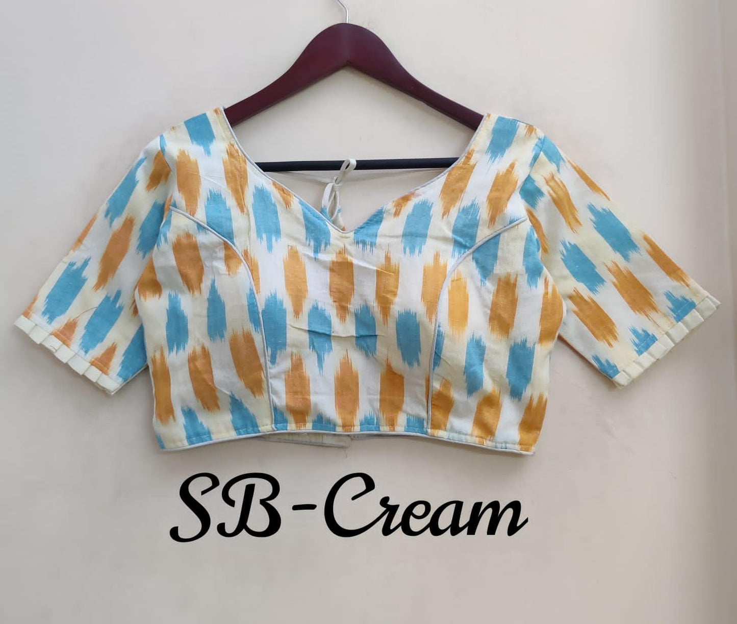 Trendy ikkat cotton blouses - Indiakart Boutique