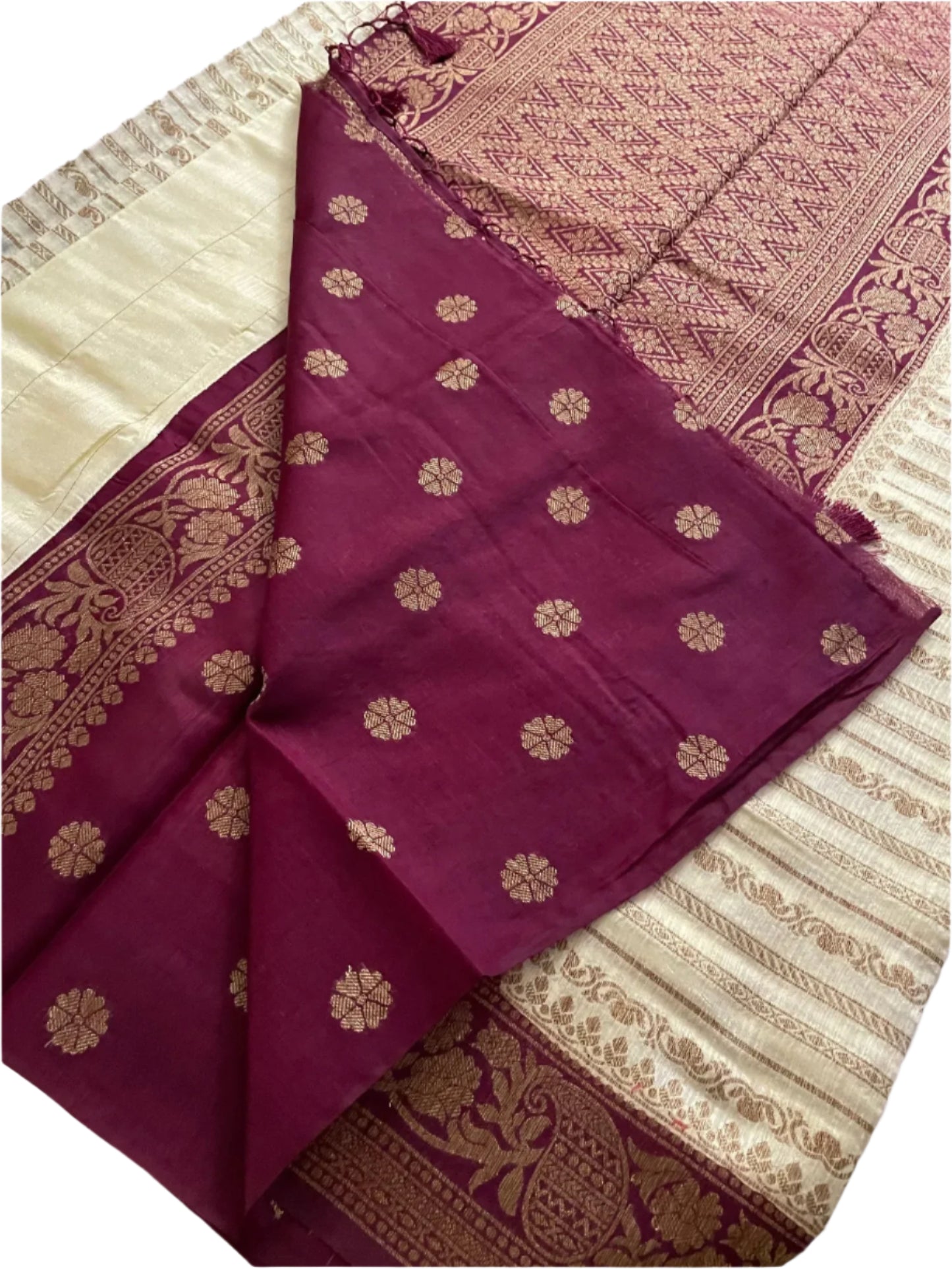 Tussar soft silk saree - Indiakart Boutique