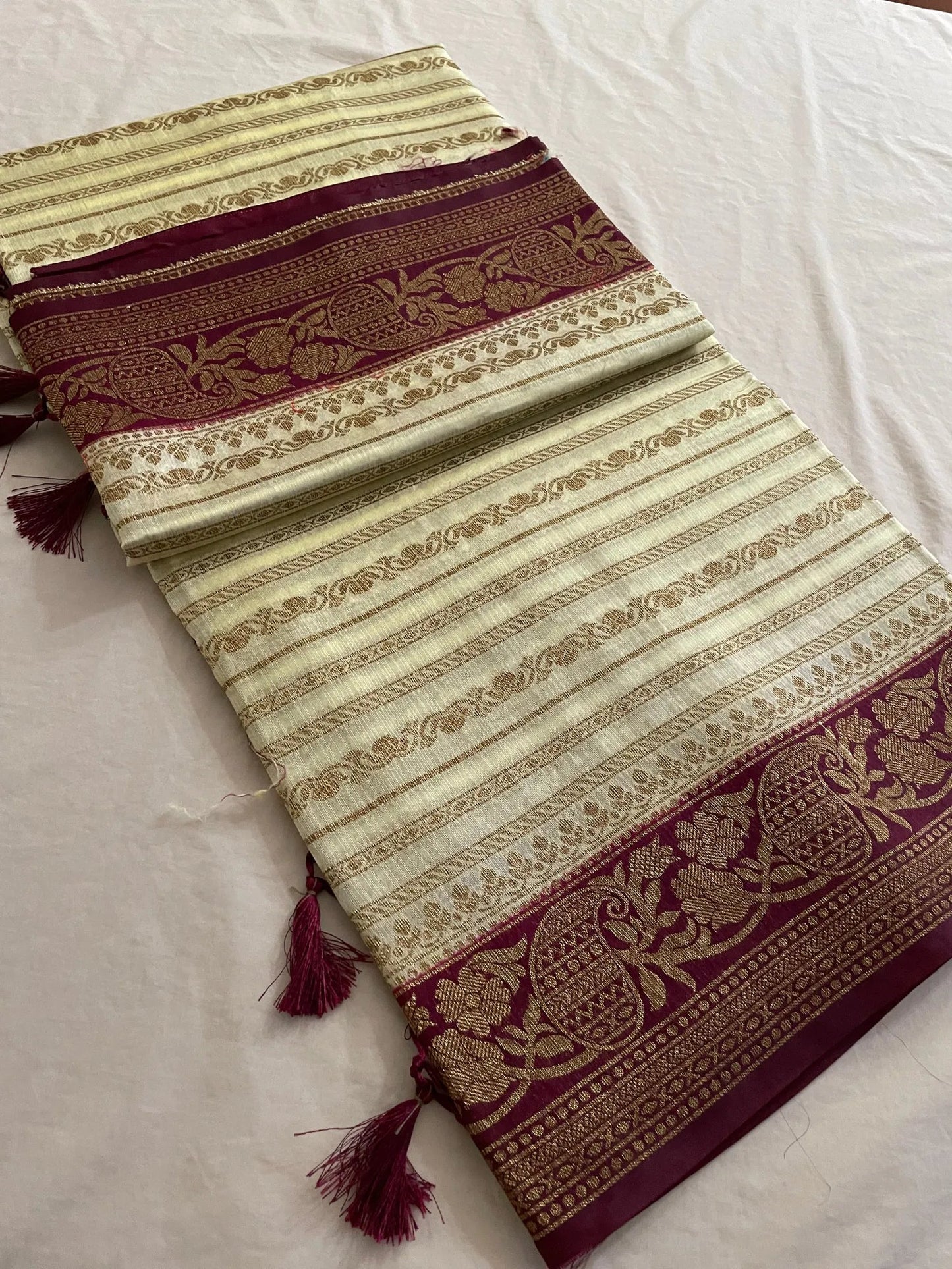 Tussar soft silk saree - Indiakart Boutique