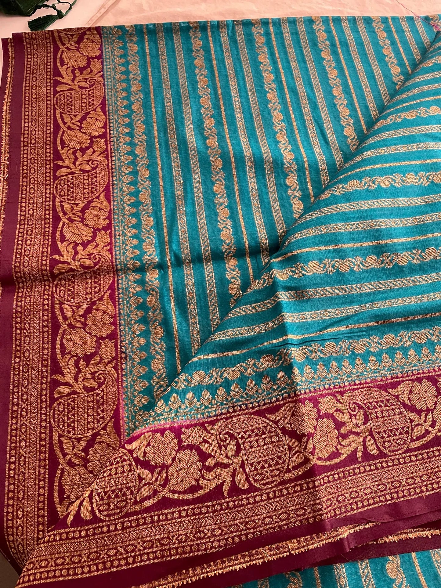 Tussar soft silk saree - Indiakart Boutique