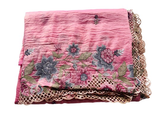 Designer Saree-pink