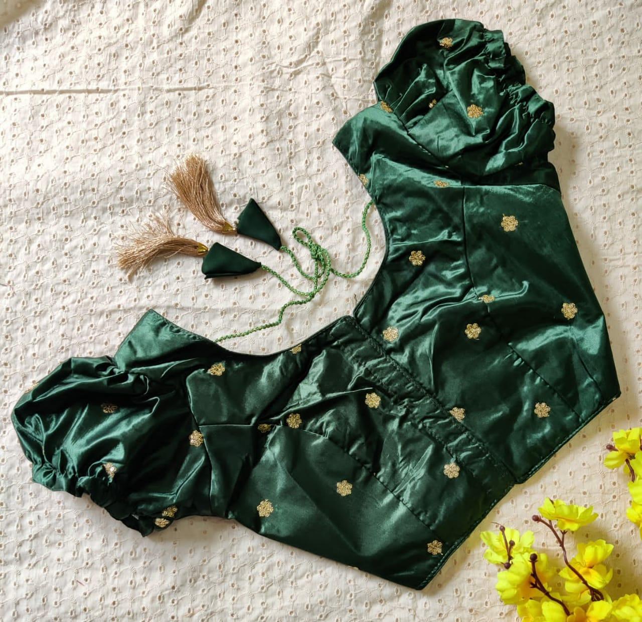 Taffeta silk blouse - Indiakart Boutique