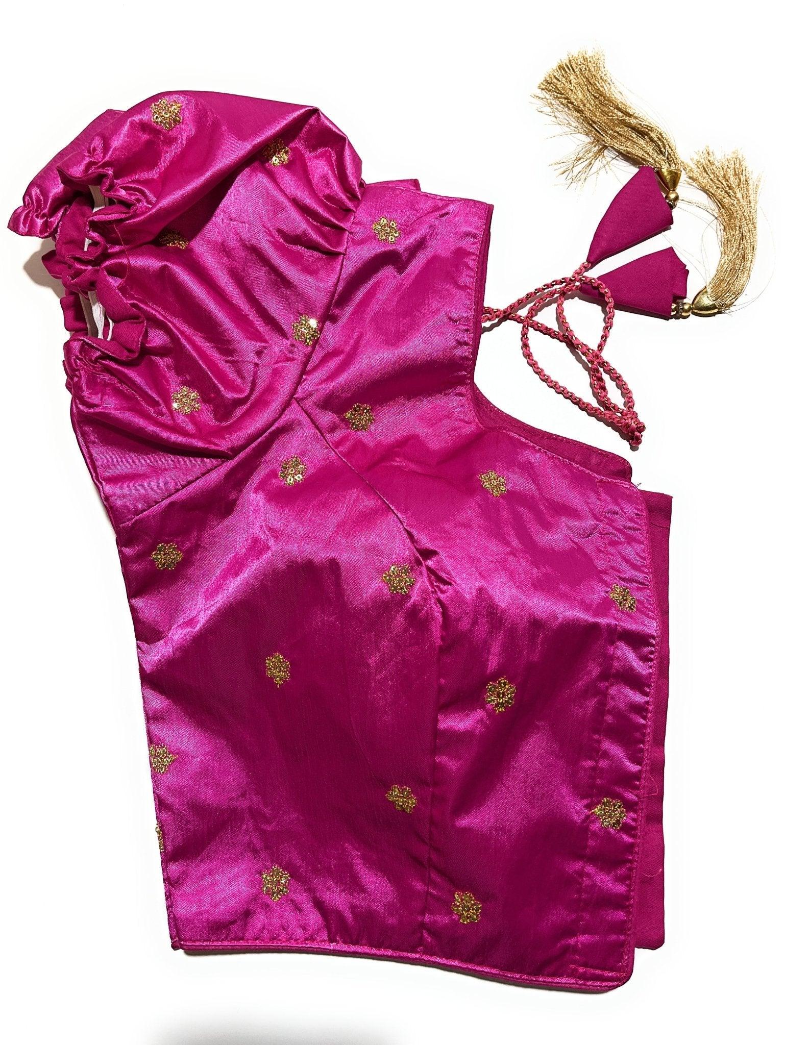 Taffeta silk blouse - Indiakart Boutique