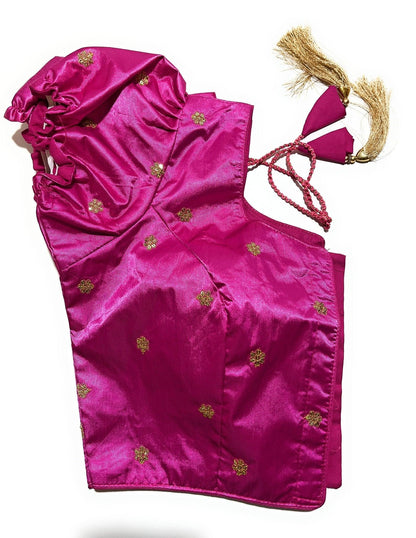 Taffeta silk blouse - Indiakart Boutique