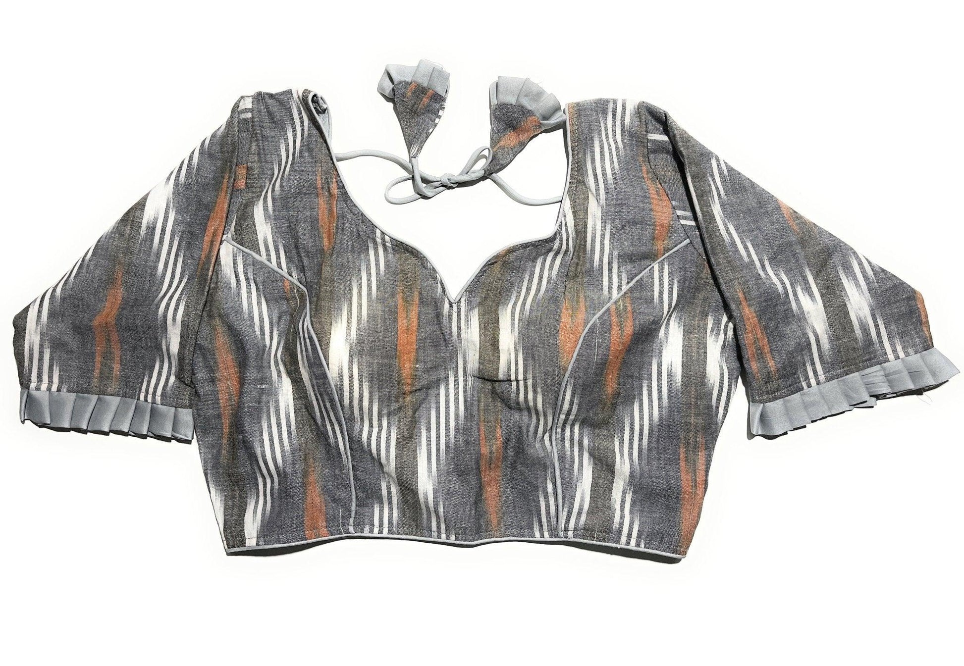 Trendy ikkat cotton blouses - Indiakart Boutique