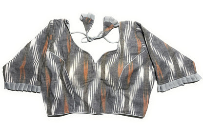 Trendy ikkat cotton blouses - Indiakart Boutique