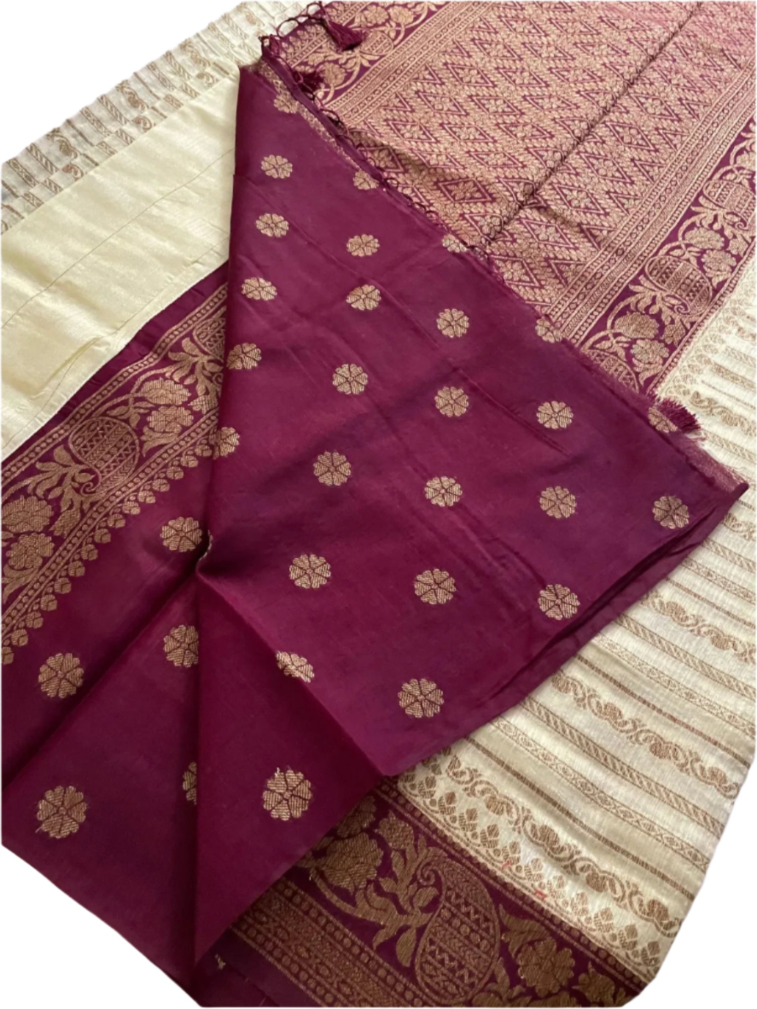 Tussar soft silk saree - Indiakart Boutique